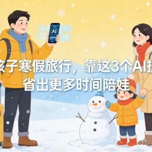 带孩子寒假旅行，靠这3个AI技巧，省出更多时间陪娃缩略图