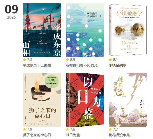 2025年8月、9月阅读总结：历史的多元探寻、文学的疗愈思辨和财经的实用导向插图1