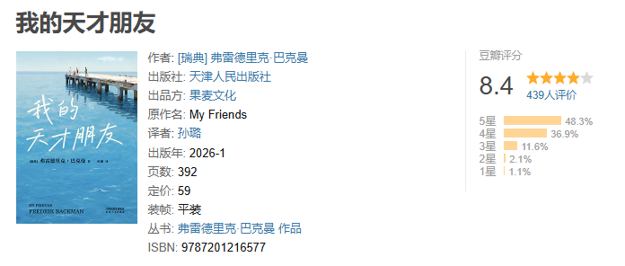 读巴克曼新书《我的天才朋友》|你答应过我,明天见插图 读巴克曼新书《我的天才朋友》|你答应过我,明天见插图